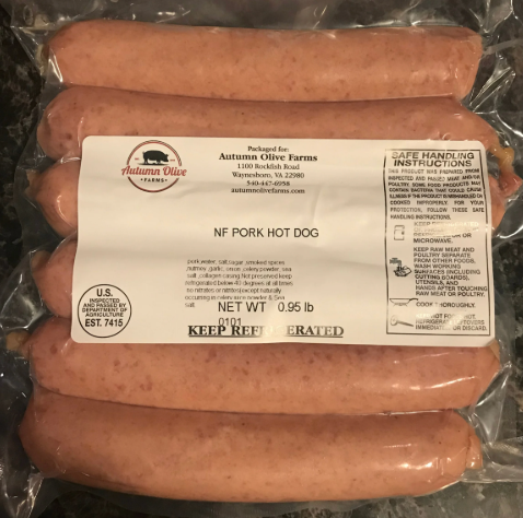 Autumn Olive Hot Dogs | THE ORGANIC BUTCHER